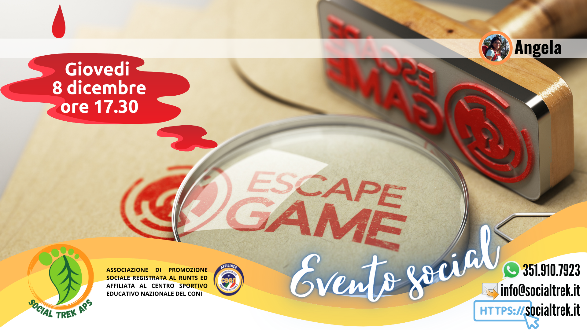 ESCAPE ROOM CON SOCIAL TREK