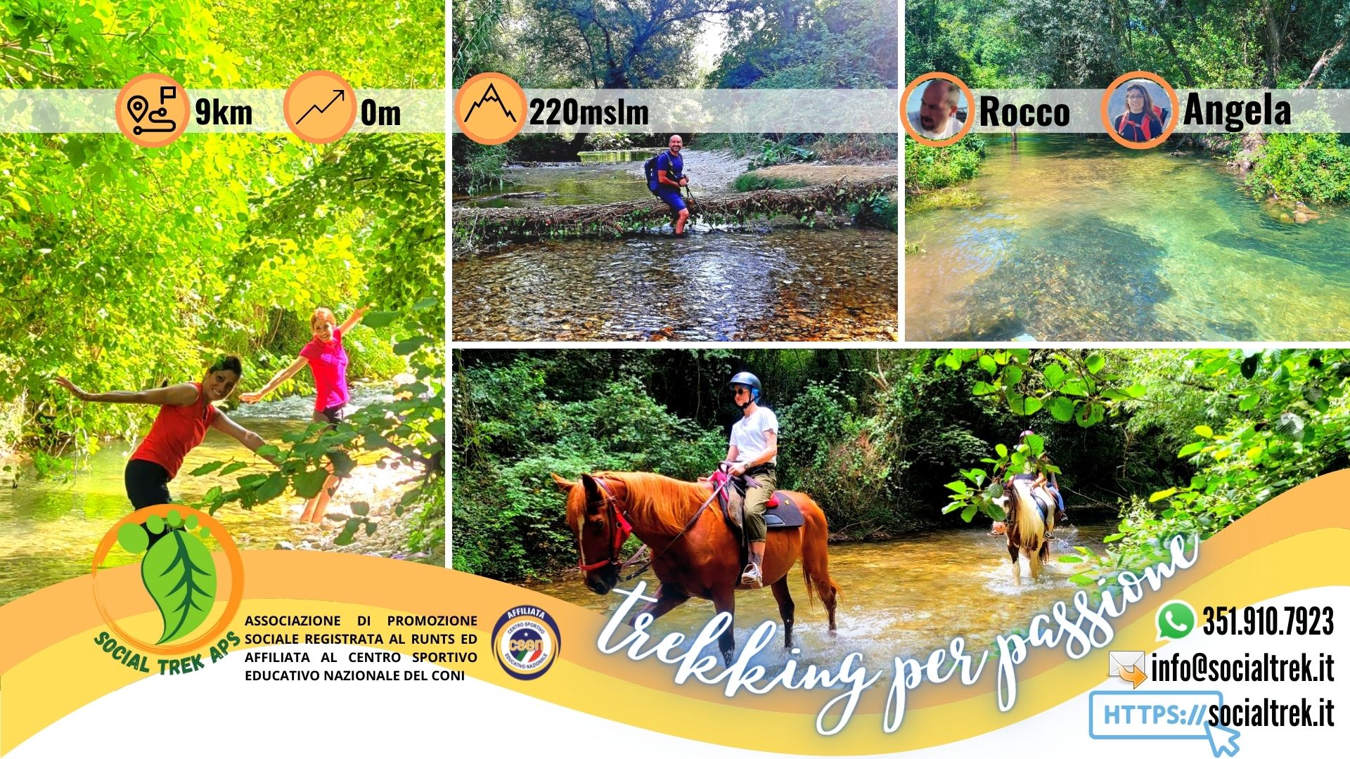 TREKKING & BALNEAZIONE SUL FIUME FARFA
