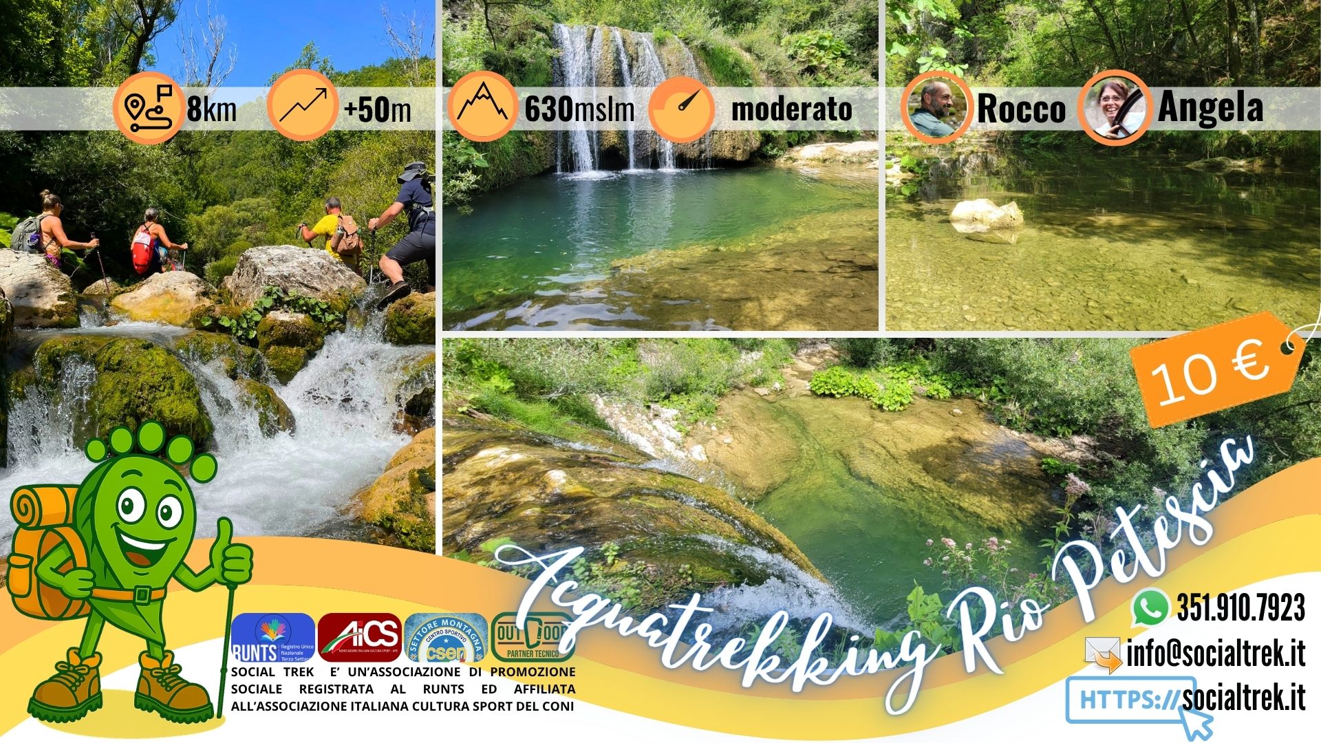 ACQUATREKKING SUL RIO PETESCIA