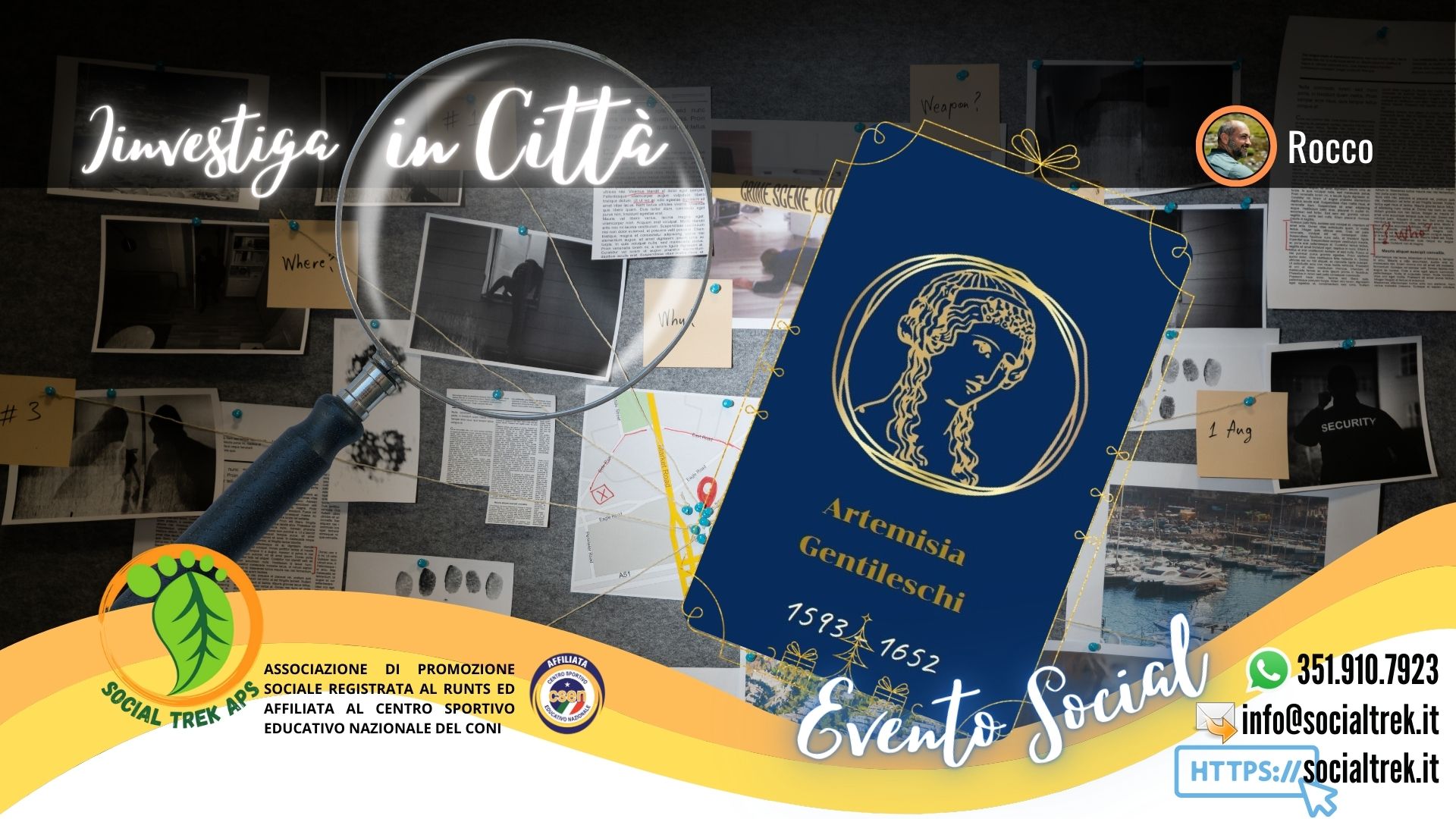 TREKKING INVESTIGATIVO IN CITTA’