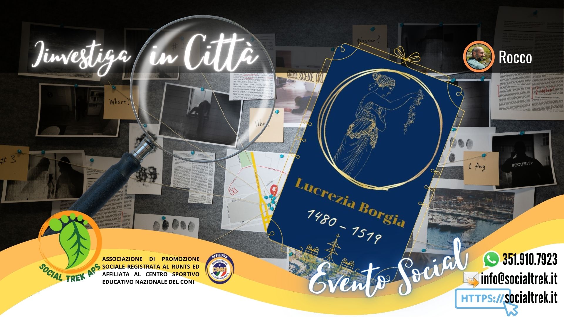TREKKING INVESTIGATIVO IN CITTA’