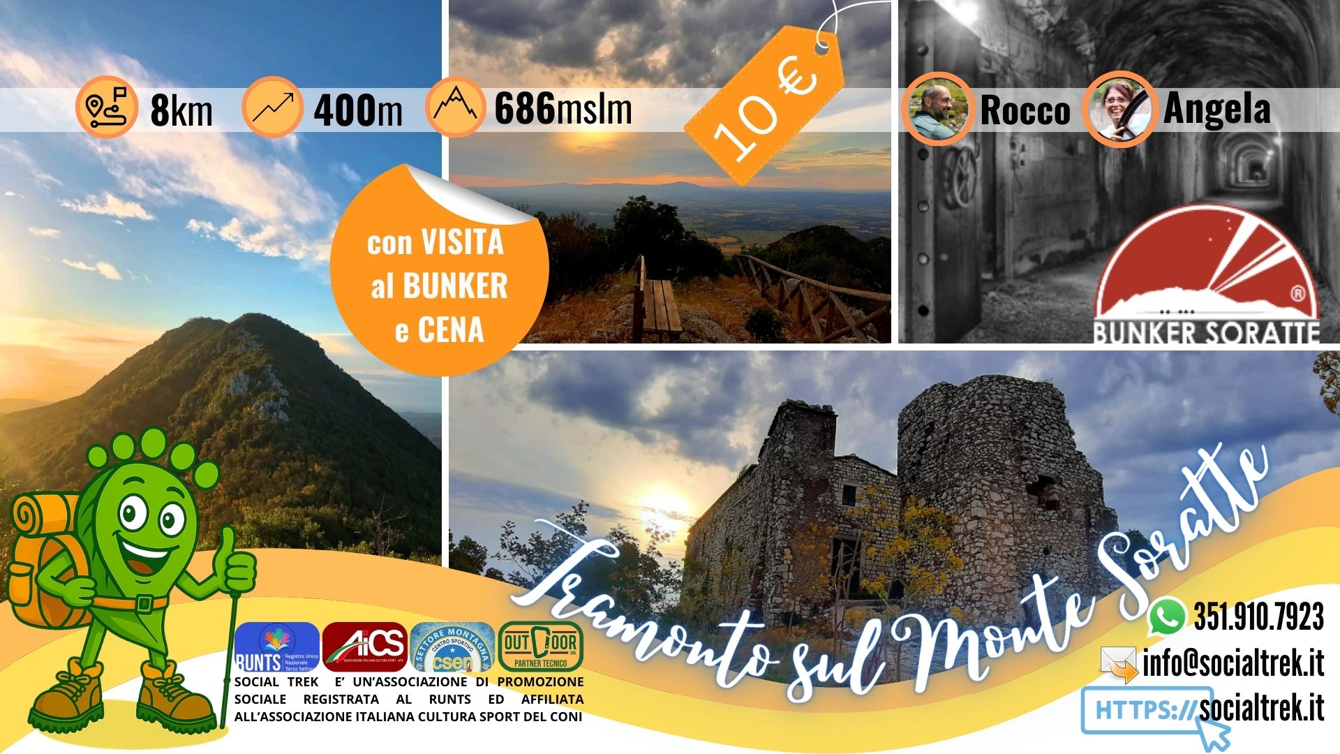 TRAMONTO sul SORATTE