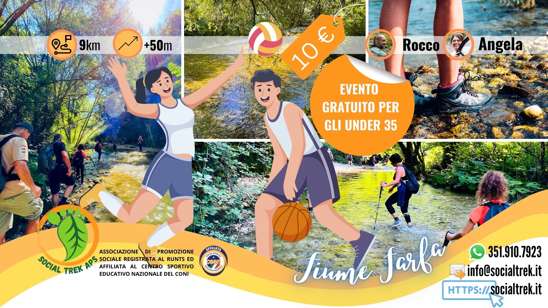 TREKKING SENZA FRONTIERE SUL FIUME FARFA