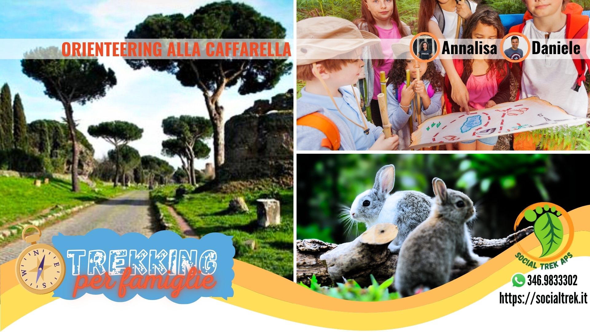 ORIENTEERING ALLA CAFFARELLA PER FAMIGLIE