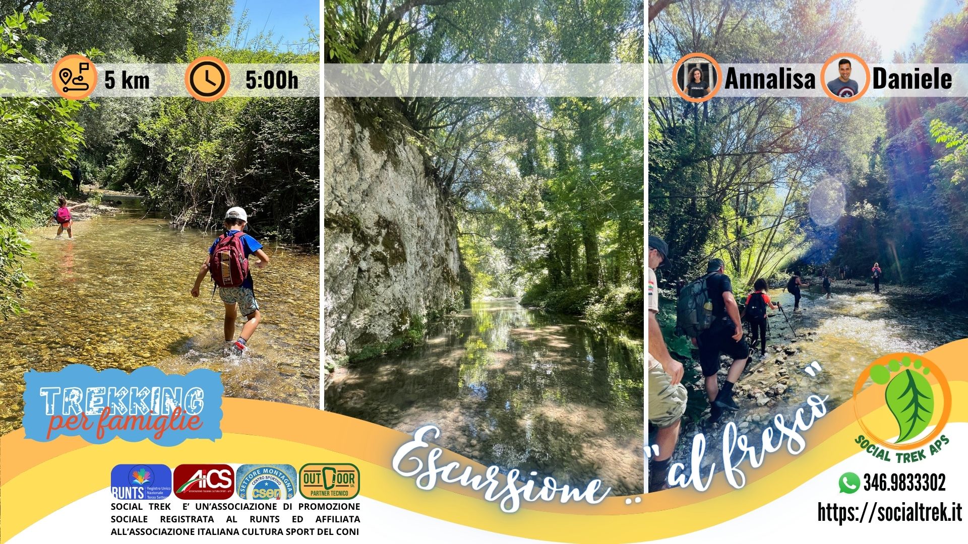 FIUME FARFA PER FAMIGLIE