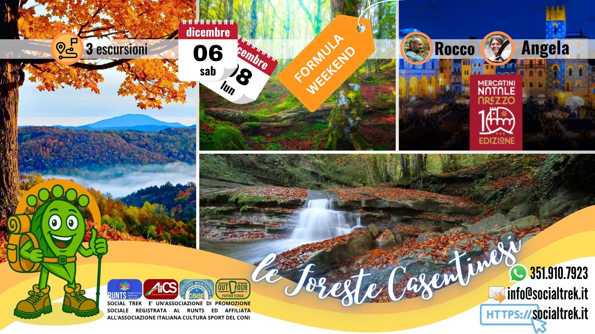 LE FORESTE CASENTINESI ED IL MERCATINO TIROLESE DI AREZZO