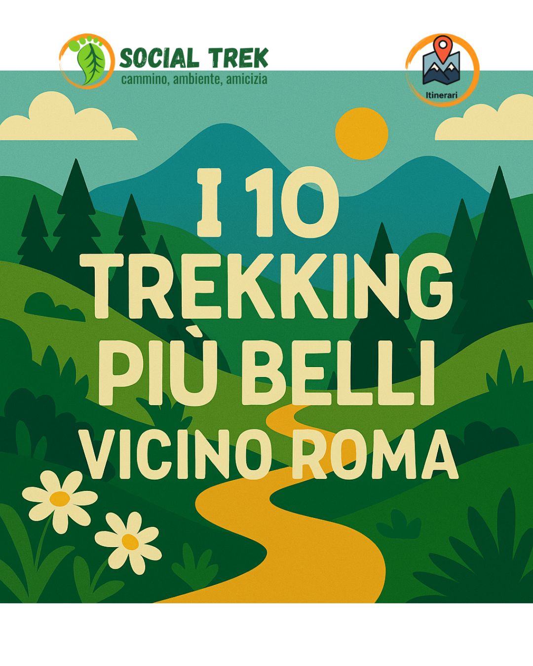 10 trekking vicino roma