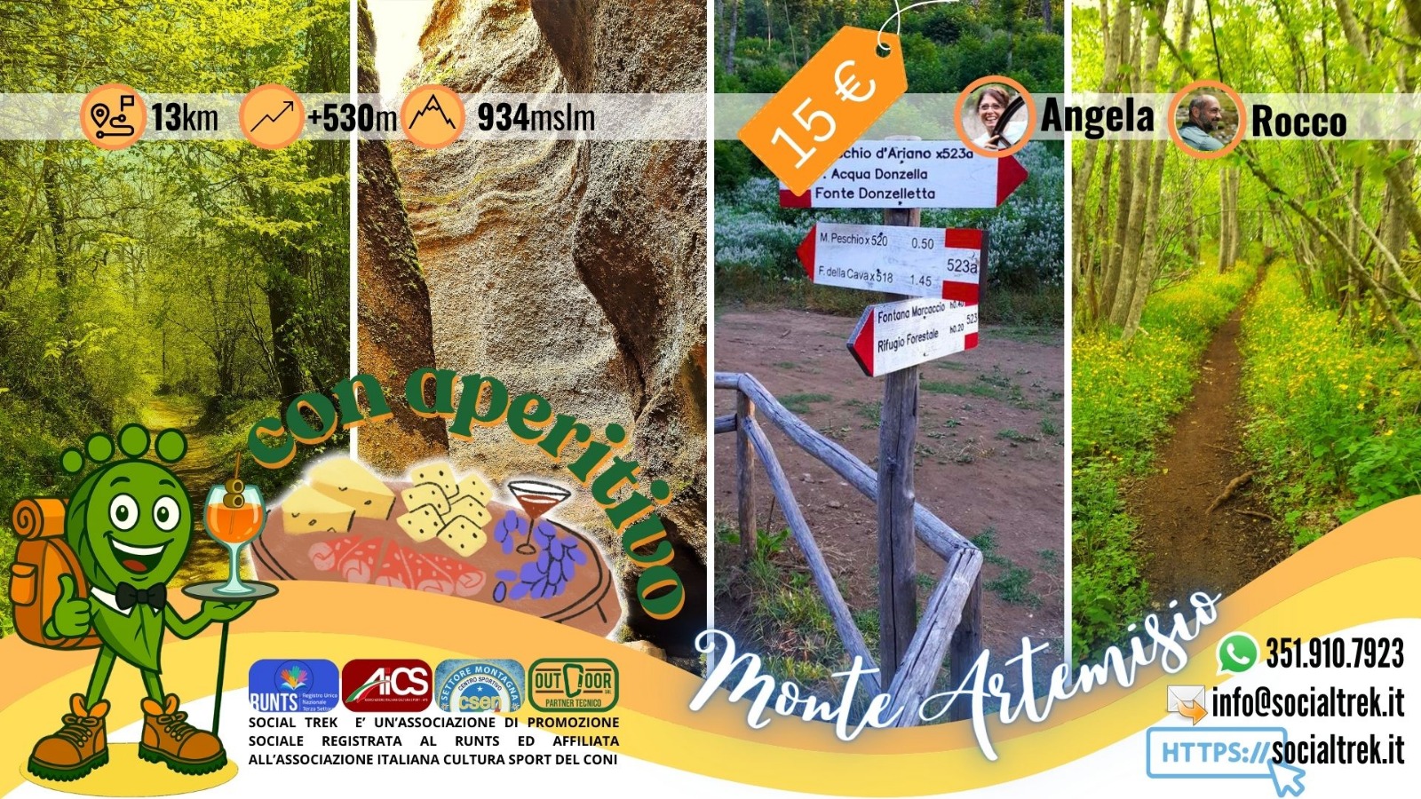 MONTE ARTEMISIO CON APERITIVO