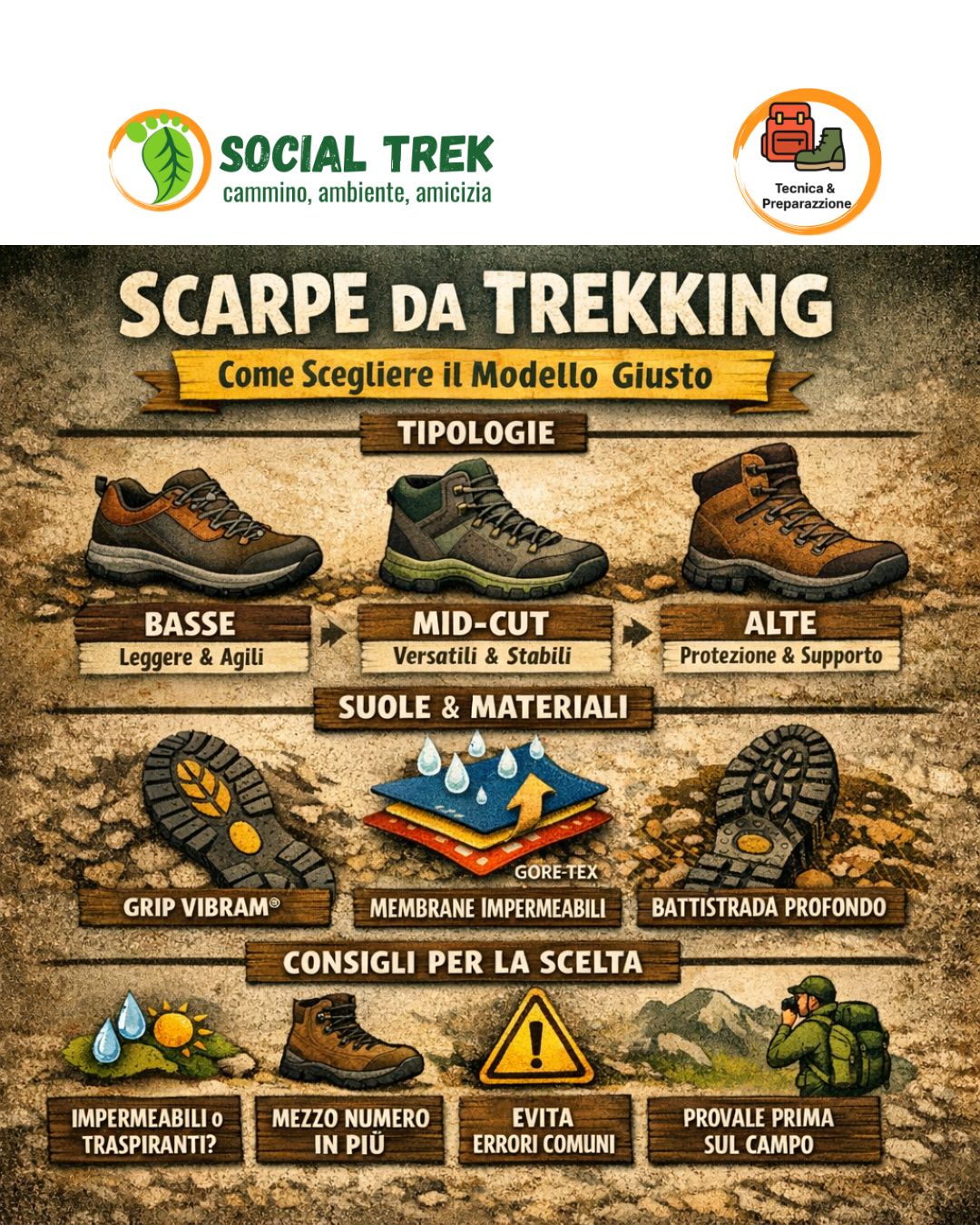 scarpe da trekking