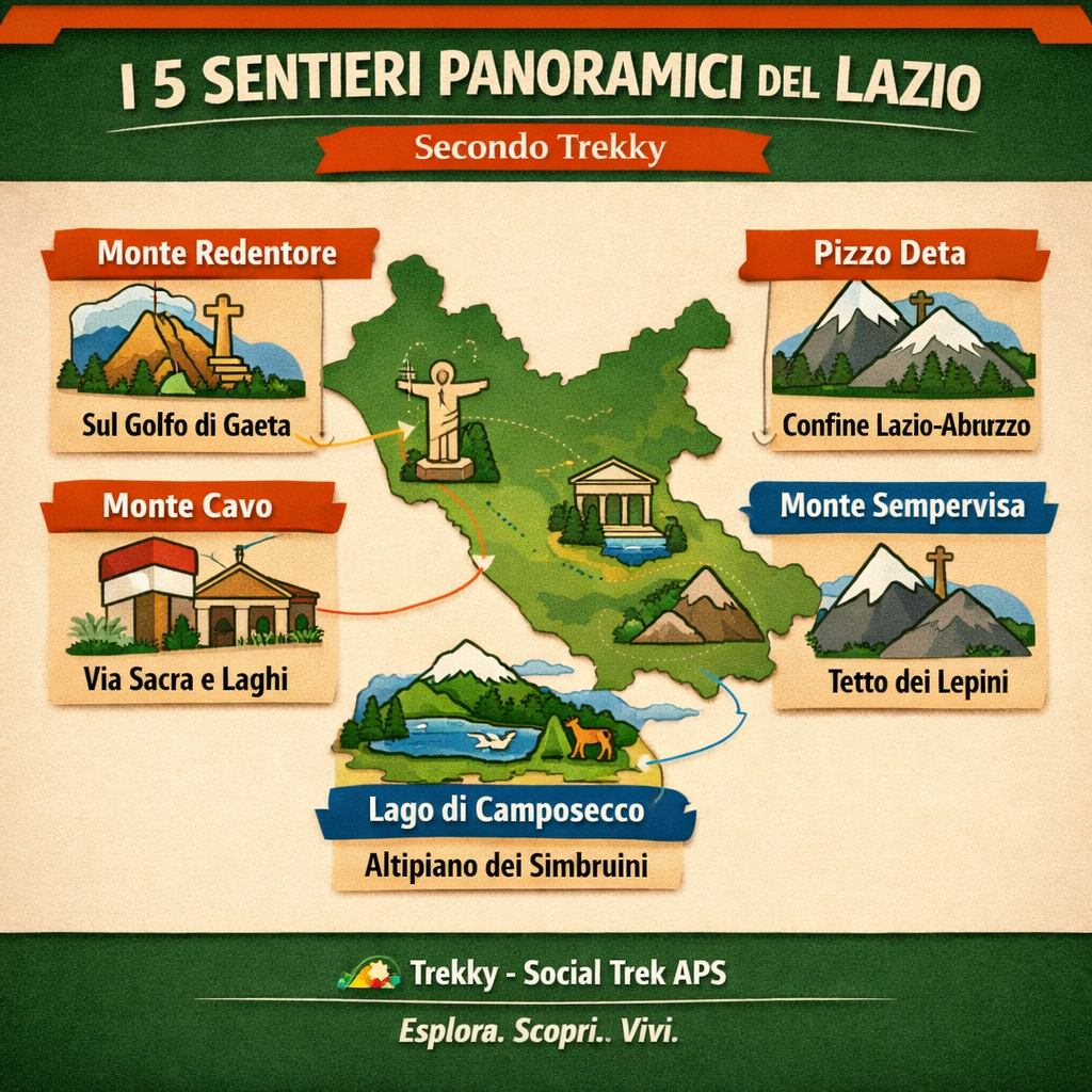 i 5 sentieri panoramici