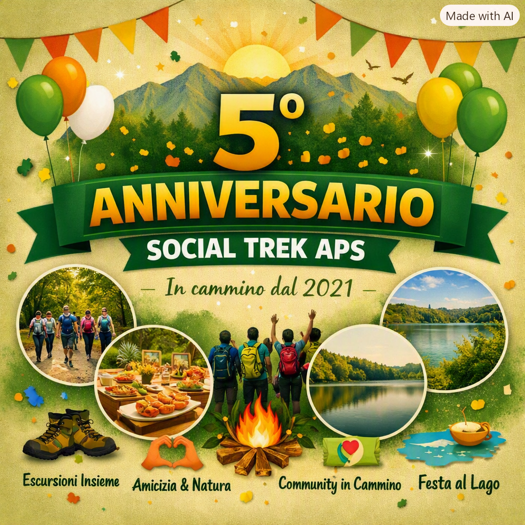 5 anni di Social Trekking nel Lazio